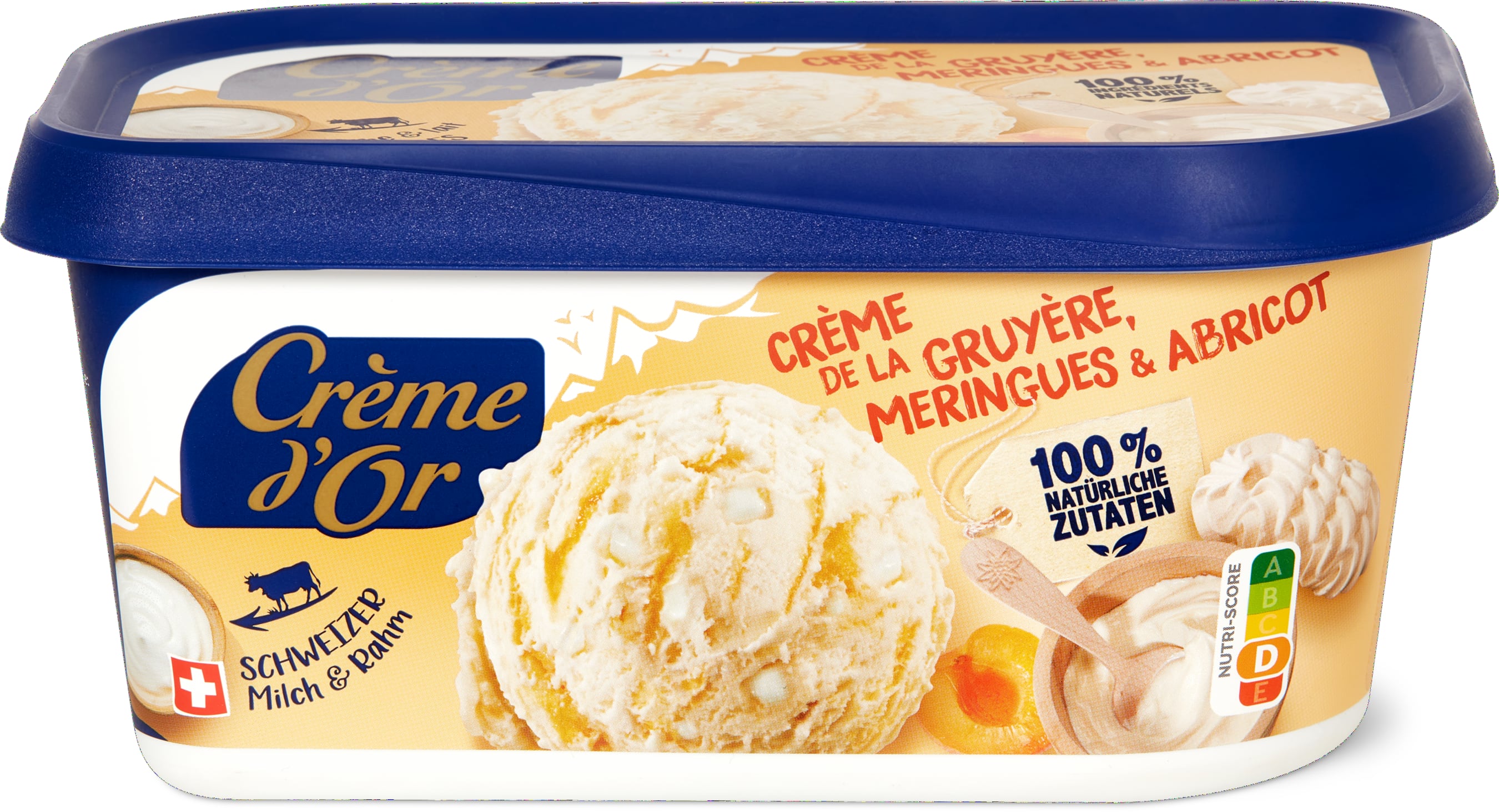 Glace en bac de la Gruyère
